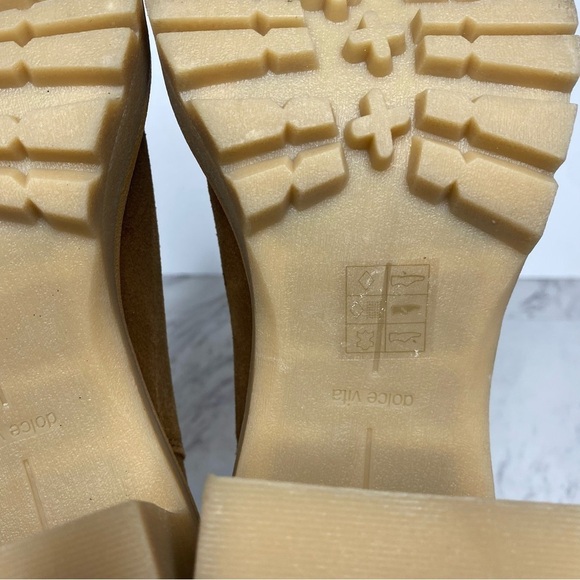 Dolce Vita Caster Brown Suede Lug Sole Bootie 8 1/2 - Picture 13 of 16